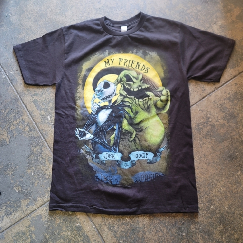 Nightmare Before Christmas Jack & Oogie Black Graphic Tee